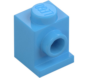 LEGO Medium blauw Steen 1 x 1 met Koplamp (4070 / 30069)