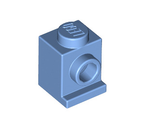 LEGO Bleu moyen Brique 1 x 1 avec Phare et pas de fente (4070 / 30069)