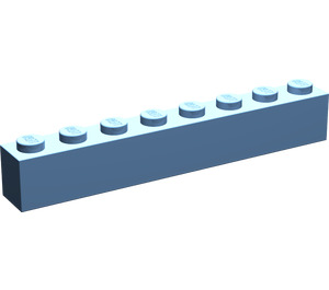 LEGO Bleu moyen Brique 1 x 8 (3008)