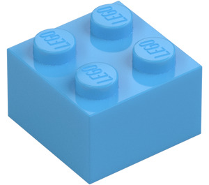 LEGO Medium Blue Brick 2 x 2 (3003 / 6223)