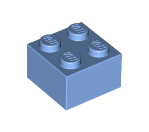 LEGO Bleu moyen Brique 2 x 2 (3003 / 6223)