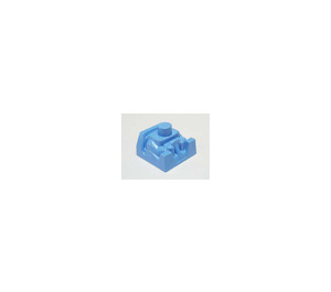LEGO Medium blauw Steen 2 x 2 met Driver en Neck Stud (41850)