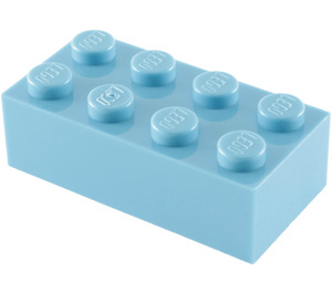 LEGO Mittelblau Backstein 2 x 4 (3001 / 72841)