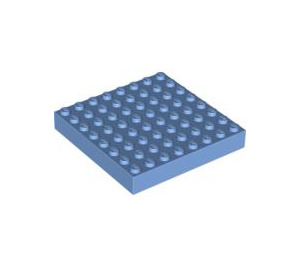 LEGO Medium blauw Steen 8 x 8 (4201 / 43802)
