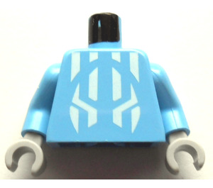 LEGO Azul medio  Castillo Torso (973 / 73403)