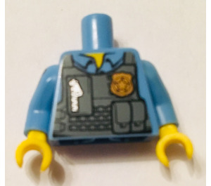 LEGO Medium Blue Chase McCain Torso (973)