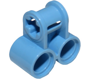 LEGO Medium blauw Kruis Blok met Twee Pin gaten (32291 / 42163)