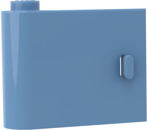 LEGO Medium Blue Door 1 x 3 x 2 Left with Solid Hinge (3189)