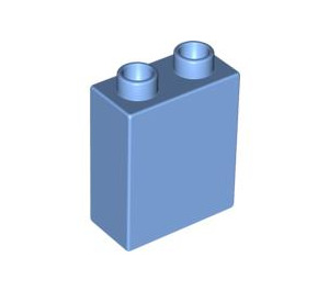 LEGO Medium Blue Duplo Brick 1 x 2 x 2 without Bottom Tube (4066 / 76371)