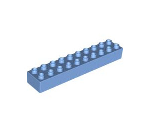 LEGO Medium Blue Duplo Brick 2 x 10 (2291)