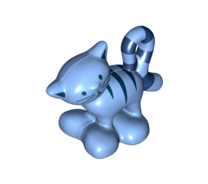 LEGO Medium Blue Duplo Cat (Pilchard) (2032 / 84618)