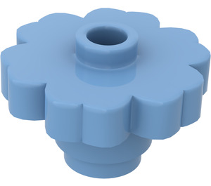 LEGO Mittelblau Blume 2 x 2 mit offenem Bolzen (4728 / 30657)