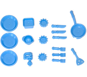 LEGO Medium blauw Friends Kitchen Accessoires (902 / 93082)