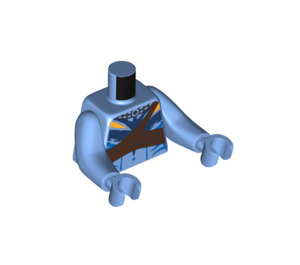 LEGO Mittelblau Jake Sully / Toruk Makto Minifig Torso (973 / 99114)