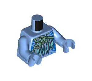 LEGO Medium Blue Kiri Minifig Torso (973 / 76382)