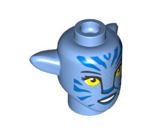 LEGO Medium Blue Kiri Minifigure Head with Ears (101733)