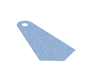 LEGO Medium Blue Long Narrow Cape with Silver Dots (28825)