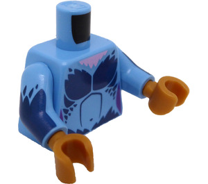 LEGO Medium blauw Minifiguur Torso Harpy (973 / 76382)