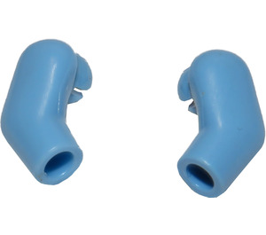 LEGO Medium Blue Minifigure Arms (Left and Right Pair)