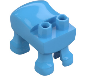 LEGO Bleu Moyen Minifigurine Jambe Part (65267)