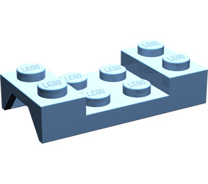LEGO Mittelblau Kotflügel Platte 2 x 4 mit Bogen ohne Loch (3788)