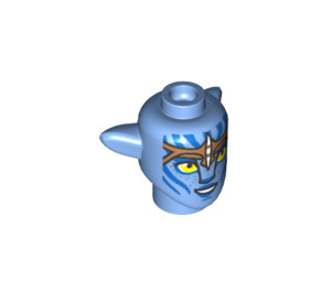 LEGO Medium Blue Neytiri with Headband Minifigure Head with Ears (100700)