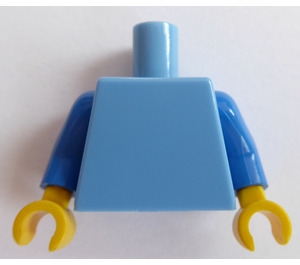 LEGO Medium blauw Vlak Torso met Blauw Armen en Geel Handen (973 / 76382)