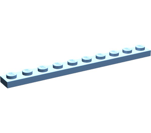 LEGO Bleu moyen assiette 1 x 10 (4477)
