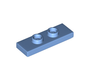 LEGO Bleu moyen assiette 1 x 3 avec 2 Goujons (34103)
