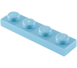 LEGO Medium Blue Plate 1 x 4 (3710)