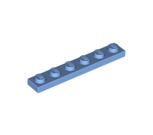 LEGO Medium Blue Plate 1 x 6 (3666)