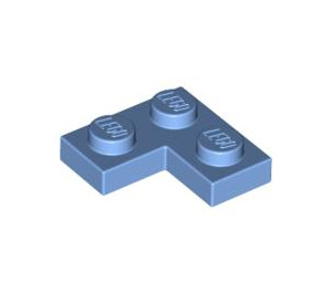 LEGO Medium blauw Plaat 2 x 2 Hoek (2420)