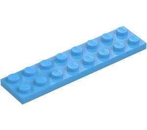 LEGO Medium Blue Plate 2 x 8 (3034)