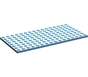 LEGO Mittelblau Platte 8 x 16 (92438)