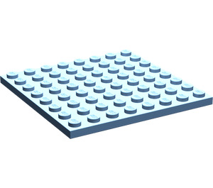 LEGO Bleu moyen assiette 8 x 8 (41539 / 42534)