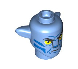 LEGO Mittelblau RDA Quaritch Minifigure Kopf mit Ohren (101723)
