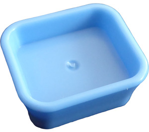 LEGO Medium blauw Rectangle Dish