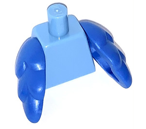 LEGO Mittelblau Roadrunner Minifig Torso mit Blau Hähnchen Arme (973)