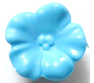 LEGO Bleu moyen Scala Fleur avec Five Grand Pétales