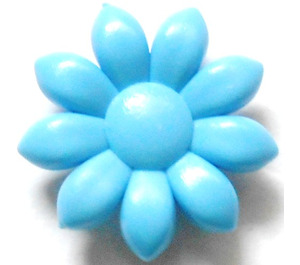 LEGO Medium Blue Scala Flower with Nine Small Petals