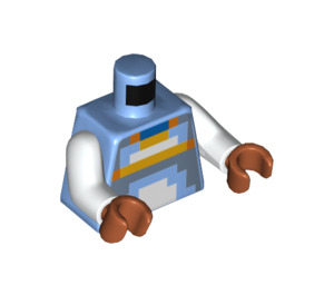 LEGO Mittelblau Skull Arena Player Minifig Torso (973 / 76382)
