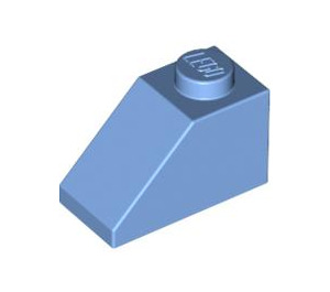 LEGO Bleu moyen Pente 1 x 2 (45°) (3040 / 6270)