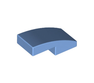 LEGO Medium Blue Slope 1 x 2 Curved (3593 / 11477)