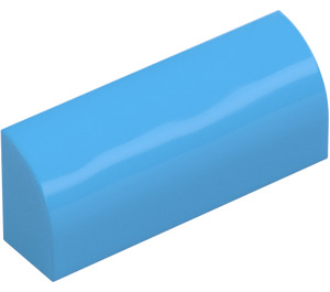 LEGO Medium Blue Slope 1 x 4 Curved (6191 / 10314)