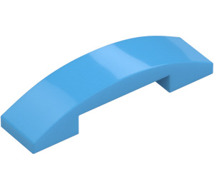 LEGO Medium Blue Slope 1 x 4 Curved Double (93273)