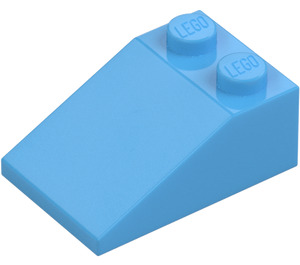 LEGO Medium blauw Helling 2 x 3 (25°) met ruw oppervlak (3298)