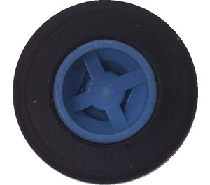 LEGO Medium blauw Small Wheel With Slick Tyre