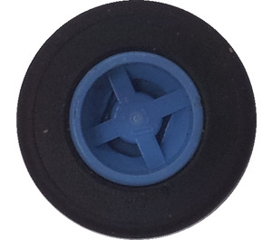 LEGO Medium Blue Small Wheel With Slick Tyre