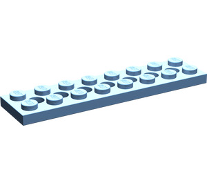 LEGO Bleu moyen Technic assiette 2 x 8 avec des trous (3738)