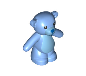 LEGO Bleu moyen Teddy Bear avec Bleu Chest (67323 / 98382)